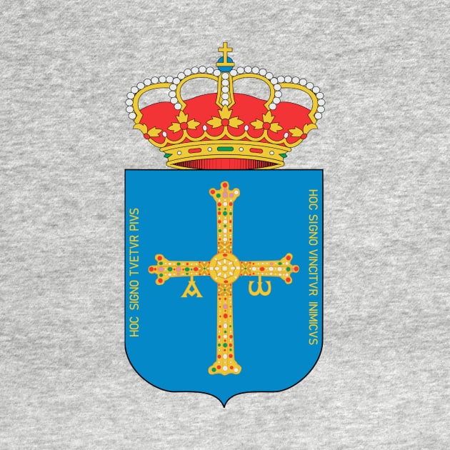 Coat of arms of Asturias by Wickedcartoons